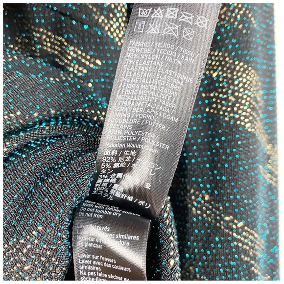 Topshop Lightning Glitter Mini‎ Dress Size 8 - Picture 14 of 14